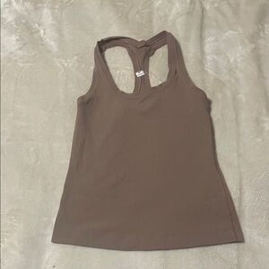 lululemon athletica Racerback Tank Top in Taupe